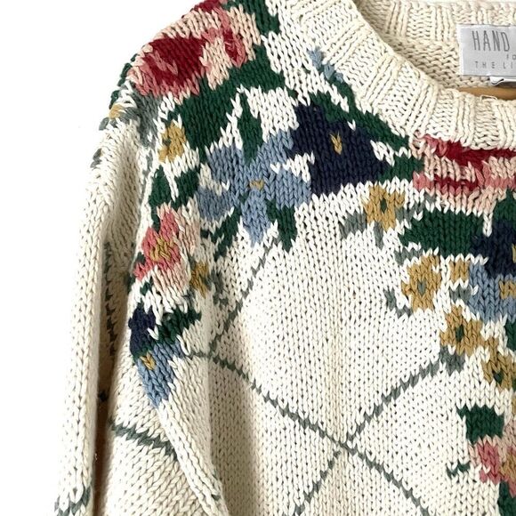 VTG Women’s P/S(oversized) Sweater Hand Knit - Picture 6 of 8